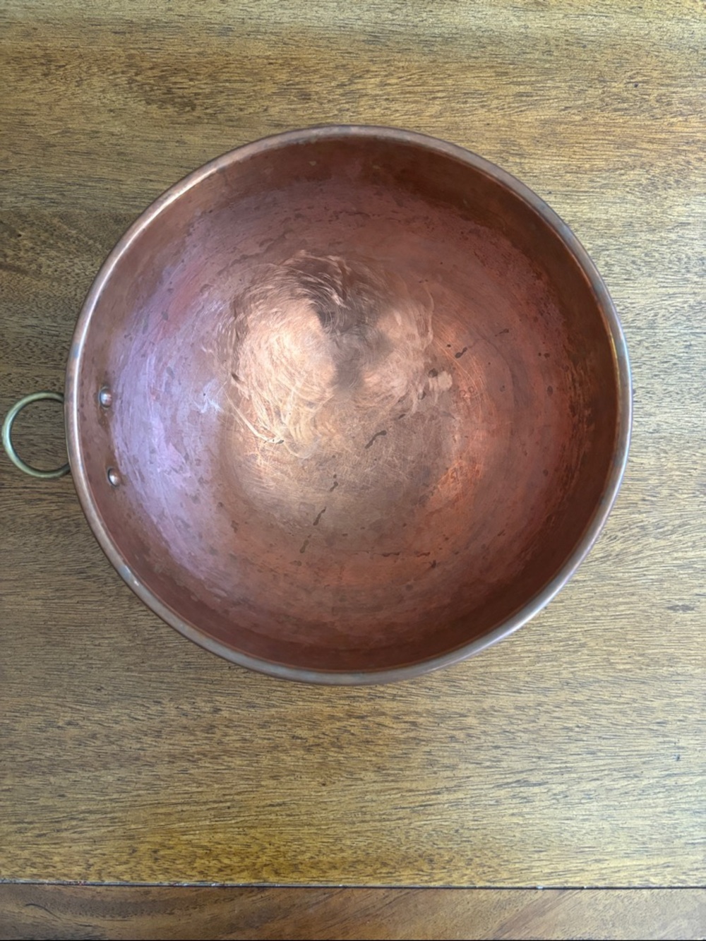 Vintage Copper bowl, used and ready to be used again